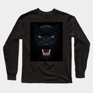 Lovely &amp; Cool panther Illustration Gift idea For Family members Long Sleeve T-Shirt